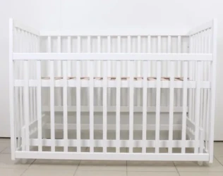 Set Pătuț Kuzya Cristina Alb + Saltea Kuzya 120x60 + Lenjerie 8 Piese PernaMea Confort cumpăra în Chișinau. Foto 10