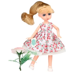 Păpușa Essa Toys Mulisha în rochie cu flori și accesorii cumpăra în Chișinau. Foto 1