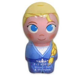 Gel de duș și șampon pentru copii 2 in 1 Air-Val 2D Frozen Elsa, 400 ml cumpăra în Chișinau. Foto 1