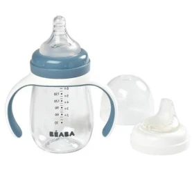 Biberon de învatare 2in1 Beaba 4 luni+ 210 ml Albastru cumpăra în Chișinau. Foto 4