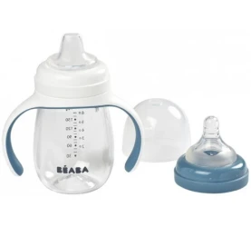 Biberon de învatare 2in1 Beaba 4 luni+ 210 ml Albastru cumpăra în Chișinau. Foto 3
