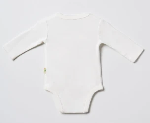 Боди с длинным рукавом BabyCosy Orange & Ivory, 2 шт. (1-3М) купить в Кишиневе. Фото 3