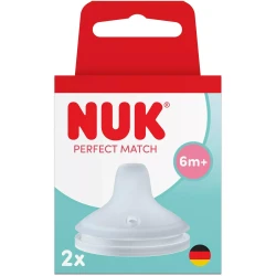 Соска силиконовая NUK Perfect Match с переменным потоком (6+ мес), 2 шт. купить в Кишиневе. Фото 2