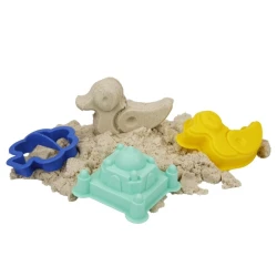 Căldărușă cu nisip kinetic Natural Crafy Sand cu 3 forme incluse cumpăra în Chișinau. Foto 4