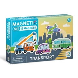 Set de magneți Dodo Transport, 15 elemente cumpăra în Chișinau. Foto 3