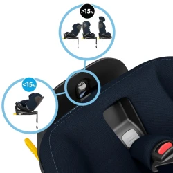 Автокресло 40-150 см (i-Size) Isofix Maxi-Cosi Emerald 360 Pro Autentic Blue, поворотное 360° купить в Кишиневе. Фото 4