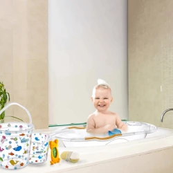 Набор для ванной BabyJem White, 6 предметов купить в Кишиневе. Фото 3