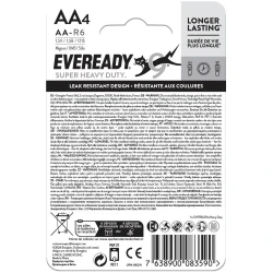 Set baterii Energizer Eveready Super Heavy Duty AA, 4 buc. cumpăra în Chișinau. Foto 2