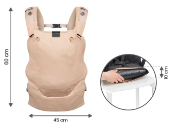 Sistem de purtare transformabil Booster Babymoov Moov & Boost Bej cumpăra în Chișinau. Foto 2