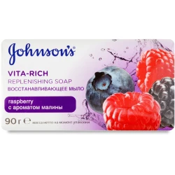 Săpunul Johnson’s Baby Vita-Rich cu aromă de zmeură, 90 g cumpăra în Chișinau. Foto 1