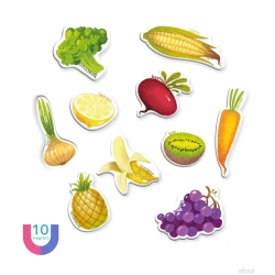 Set de magneți Dodo Vegetables&Fruits, 10 elemente cumpăra în Chișinau. Foto 2