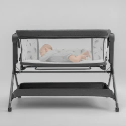 Pătuc Co-sleeper 3 in 1 Lionelo Leonie Plus Grey Stone cumpăra în Chișinau. Foto 2
