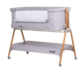 Pătuc Co-sleeper Chipolino Sweet Dreams grey/wood cumpăra în Chișinau. Foto 2