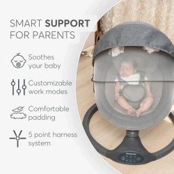 Качалка Kikkaboo Codie Beige 2025 купить в Кишиневе. Фото 7