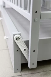 Pătuț Kuzya Urs Gri pe balansoar cu sertar cumpăra în Chișinau. Foto 8