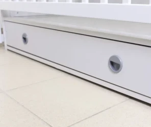 Pătuț Kuzya Sofia Gri pe balansoar cu sertar cumpăra în Chișinau. Foto 10