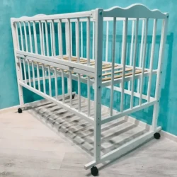 Кроватка детская Кузя Оленка Белый купить в Кишиневе. Фото 4