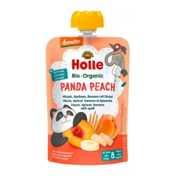 Пюре Holle из персиково-абрикосово-банана-пшеница (8 мес+), 100 г купить в Кишиневе. Фото 1