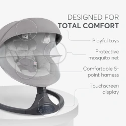 Качалка Kikkaboo Codie Light Grey 2025 купить в Кишиневе. Фото 4