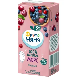 Suc merisoare-afine-cirese ФрутоНяня (5 luni+), 200 ml cumpăra în Chișinau. Foto 4