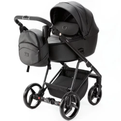 Carucior 2 in 1 Adamex Blanc Deluxe Black cumpăra în Chișinau. Foto 1