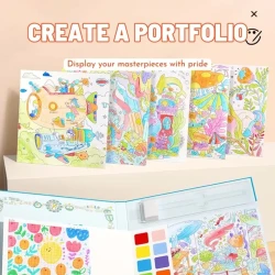 Set pentru desen Mideer Watercolour Painting Wonderland Expedition cumpăra în Chișinau. Foto 3