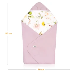 Păturica pentru scoica auto Lionelo Travel Pink Flower, 90x90 cm cumpăra în Chișinau. Foto 9