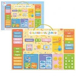 Магнитная обучающий календарь Dodo My Calendar (RO) купить в Кишиневе. Фото 2