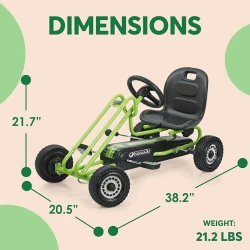 Kart cu pedale Hauck Lightning Green cumpăra în Chișinau. Foto 3