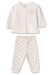 Pijama BabyCosy Ivory & Beige (9-12L) cumpăra în Chișinau. Foto 1