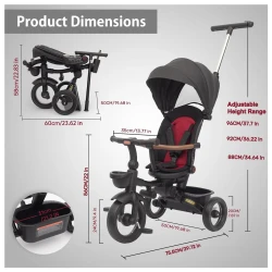 Tricicletă Epid Ultra Blue cumpăra în Chișinau. Foto 5