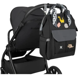 Geanta pentru mame KikkaBoo Myla Black cumpăra în Chișinau. Foto 10