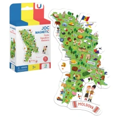Развивающий пазл-магнит Dodo Map of Moldova, 16 элементов купить в Кишиневе. Фото 2