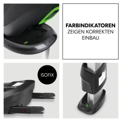 Комплект автолюлька 0-13 кг и база Isofix Hauck Drive N Care Set Black купить в Кишиневе. Фото 7