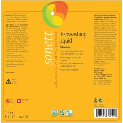 Средство для мытья детской посуды Sonett Calendula, 1000 мл купить в Кишиневе. Фото 3