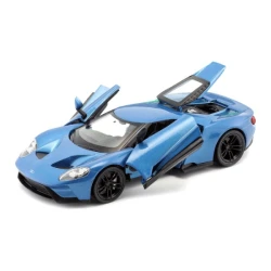 Коллекционный автомобиль Welly Ford GT 2017 1:24 Blue купить в Кишиневе. Фото 4