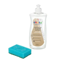Soluție pentru spălarea biberoanelor, suzetelor și veselei Akuku, 500 ml cumpăra în Chișinau. Foto 3