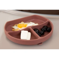 Farfurie 3-compartimente cu ventuza BabyJem Mocha cumpăra în Chișinau. Foto 2