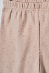 Pantaloni BabyCosy Heart Beige & Ivory, 2 buc. (12-18L) cumpăra în Chișinau. Foto 4