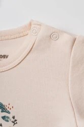 Боди с длинным рукавом BabyCosy Green & Ecru, 2 шт. (9-12М) купить в Кишиневе. Фото 9