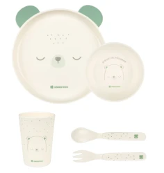 Set de masă cu 5 piese Kikkaboo Bear with Me Mint cumpăra în Chișinau. Foto 1