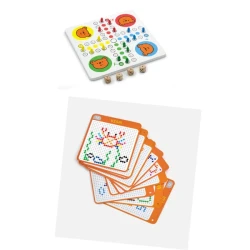 Настольная игра Viga Create Pattern with Beads & Ludo купить в Кишиневе. Фото 2