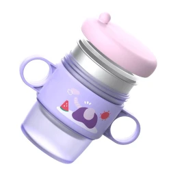 Cana termică cu mânere U-Grow Elephant Violet&Pink (6 luni +), 250 ml cumpăra în Chișinau. Foto 2
