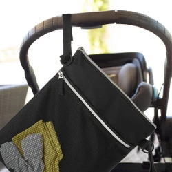 Geantă impermeabilă pentru scutece și hăinuțe BabyJem, Neagră cumpăra în Chișinau. Foto 3