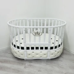 Детская кроватка Oliver Gabriella Elegance 6 в 1 Белая купить в Кишиневе