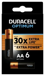 Set de baterii Duracell AA OPTIMUM, 6 buc. cumpăra în Chișinau. Foto 1