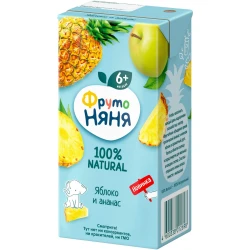Suc mere-ananas ФрутоНяня (6 luni+), 200 ml cumpăra în Chișinau. Foto 7