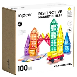 Set constructie magnetic Mideer Distinctive, 100 elemente cumpăra în Chișinau. Foto 1