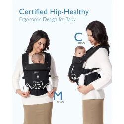 Кенгуру Momcozy PureHug Air Mesh Black купить в Кишиневе. Фото 5