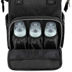 Сумка для коляски KikkaBoo Siena Black and Silver купить в Кишиневе. Фото 10